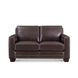 Aldercrest Brown Leather Living Room Set