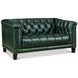 Picavel Green Leather Living Room Set