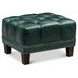 Picavel Green Leather Living Room Set