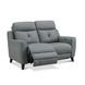 Cordell Slate Leather 63" Zero Gravity Power Reclining Loveseat with Power Headrest and USB Charging