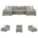 Aslan Court Pebble 4 Piece Sectional