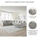 Aslan Court Pebble 6 Piece Sectional with RAF Chaise