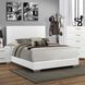 Felicity White California King Upholstered Panel Bed