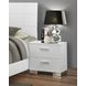 Felicity Gloss White Nightstand