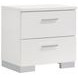 Felicity Gloss White Nightstand