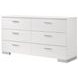 Felicity Gloss White Dresser