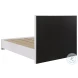 Felicity White High Gloss Queen Upholstered Platform Storage Bed