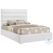 Felicity White Youth Upholstered Low Profile Platform Bedroom Set