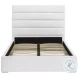 Felicity White Youth Upholstered Low Profile Platform Bedroom Set