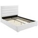 Felicity White California King Upholstered Platform Bed