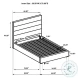 Felicity White Youth Upholstered Low Profile Platform Bedroom Set
