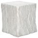 4111 White Square Accent Table