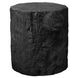 4122 Black Round Accent Table