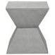 4125 Gray Square Accent Table