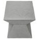4125 Gray Square Accent Table