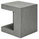 4130 Gray Square Accent Table