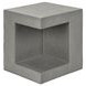 4130 Gray Square Accent Table