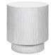 4149 White Round Accent Table