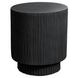 4150 Black Round Accent Table