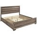 Kauffman Washed Taupe King Storage Panel Bed