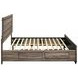 Kauffman Washed Taupe King Storage Panel Bed