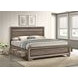 Kauffman Washed Taupe California King Storage Panel Bed