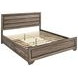 Kauffman Washed Taupe California King Storage Panel Bed