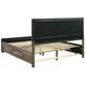 Kauffman Washed Taupe California King Storage Panel Bed