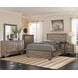 Kauffman Washed Taupe California King Storage Panel Bed
