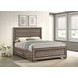 Kauffman Washed Taupe Queen Panel Storage Bed