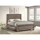Kauffman Washed Taupe Queen Panel Storage Bed