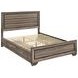 Kauffman Washed Taupe Queen Panel Storage Bed
