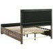 Kauffman Washed Taupe Queen Panel Storage Bed