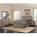 Kauffman Washed Taupe Queen Panel Storage Bed