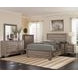 Kauffman Washed Taupe Queen Panel Storage Bed