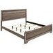 Kauffman Washed Taupe King Panel Bed