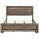 Kauffman Washed Taupe King Panel Bed