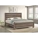 Kauffman Washed Taupe California King Panel Bed