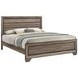 Kauffman Washed Taupe California King Panel Bed
