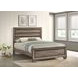 Kauffman Washed Taupe Queen Panel Bed