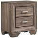 Kauffman Washed Taupe Nightstand