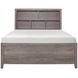 Woodrow Gray Queen Storage Wall Bed with Nightstand and Toybox