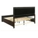 Fenbrook Dark Cocoa King Storage Panel Bed