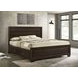 Kauffman Dark Cocoa California King Storage Panel Bed