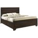 Kauffman Dark Cocoa California King Storage Panel Bed