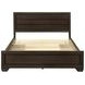 Kauffman Dark Cocoa California King Storage Panel Bed