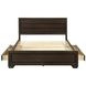 Kauffman Dark Cocoa California King Storage Panel Bed