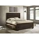 Fenbrook Dark Cocoa Queen Storage Panel Bed