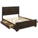 Fenbrook Dark Cocoa Queen Storage Panel Bed