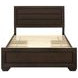 Fenbrook Dark Cocoa Queen Storage Panel Bed